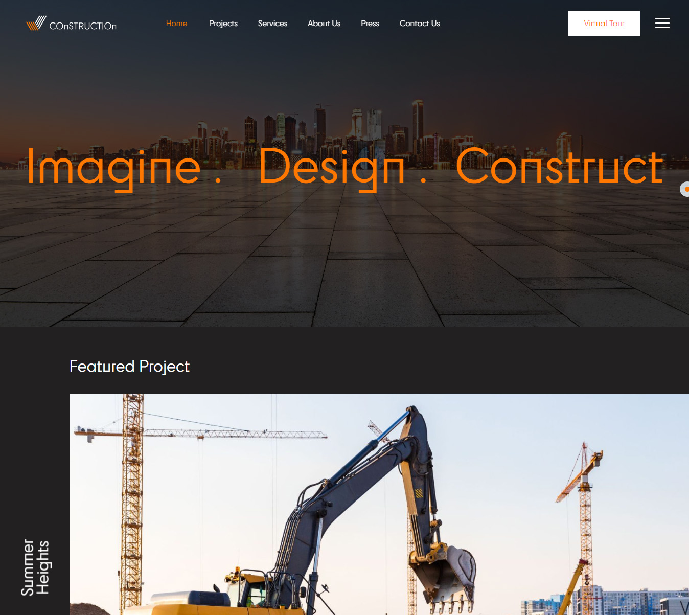 Building and construction WordPress Theme