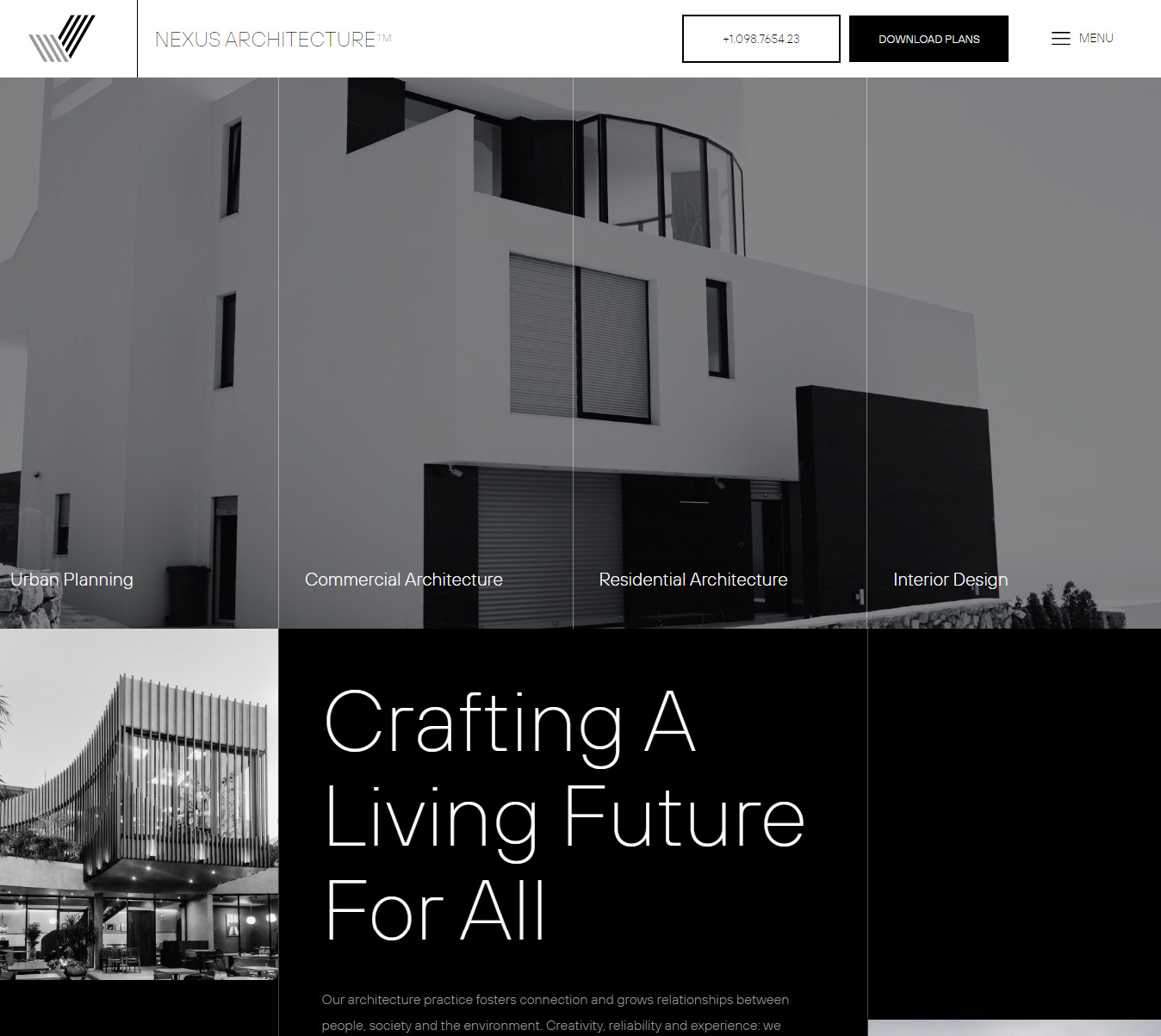 Architectural studio WordPress Theme